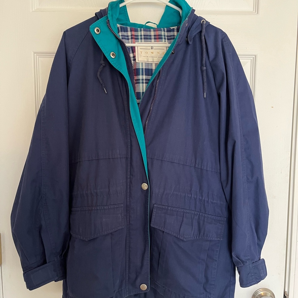 Vintage towne by London fog Hooded Jacket